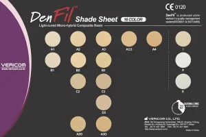 کامپوزیت دنفیل - Denfil Hybrid Composite 2 شید رنگی کامپوزیت دنفیل