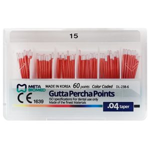 گوتا پرکا متا 4 درصد - Meta Biomed Gutta Percha Points 3 گوتا متا 4 درصد | گوتا چهار درصد متا اصلی