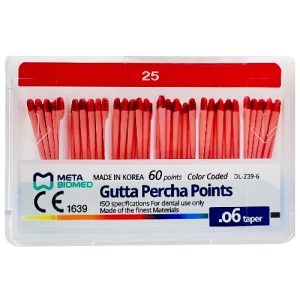 گوتا پرکا متا 6 درصد - Meta Biomed Gutta Percha Points 2 گوتا پرکا متا شش درصد