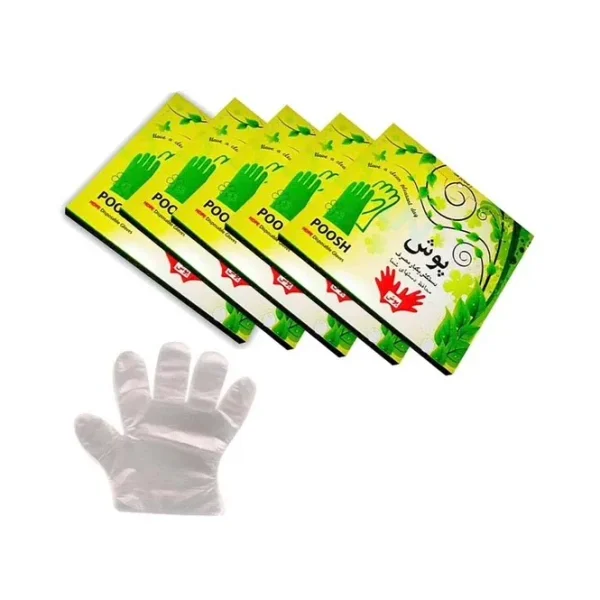 دستکش نایلونی پوش Poosh disposable gloves
