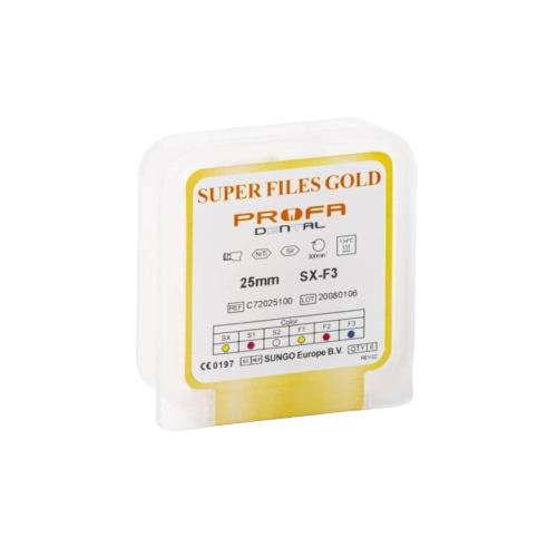 فایل روتاری پروفا گلد طول 25 - Profa Super Files Gold