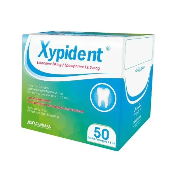 کارپول لیدوکائین 2% زایپی دنت لقمان – Xypident