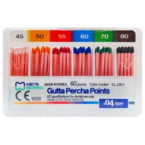 گوتا پرکا متا 4 درصد - Meta Biomed Gutta Percha Points 1 گوتا چهار درصد متا | گوتا متا اصلی