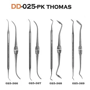 اسپاتول پی کی توماس دنتال دیوایس - Dental Devices 2 ست 5 عددی پی کی توماس دنتال دیوایس Dental Devices