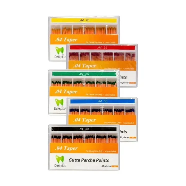 گوتا پرکا 4 درصد دنت پلاس dentplus gutta percha 4 percent