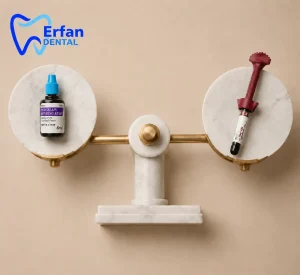 تفاوت باندینگ و کامپوزیت دندان چیست؟ بررسی جامع + مزایا و معایب 3 مقایسه کامپوزیت و باندینگ دندان